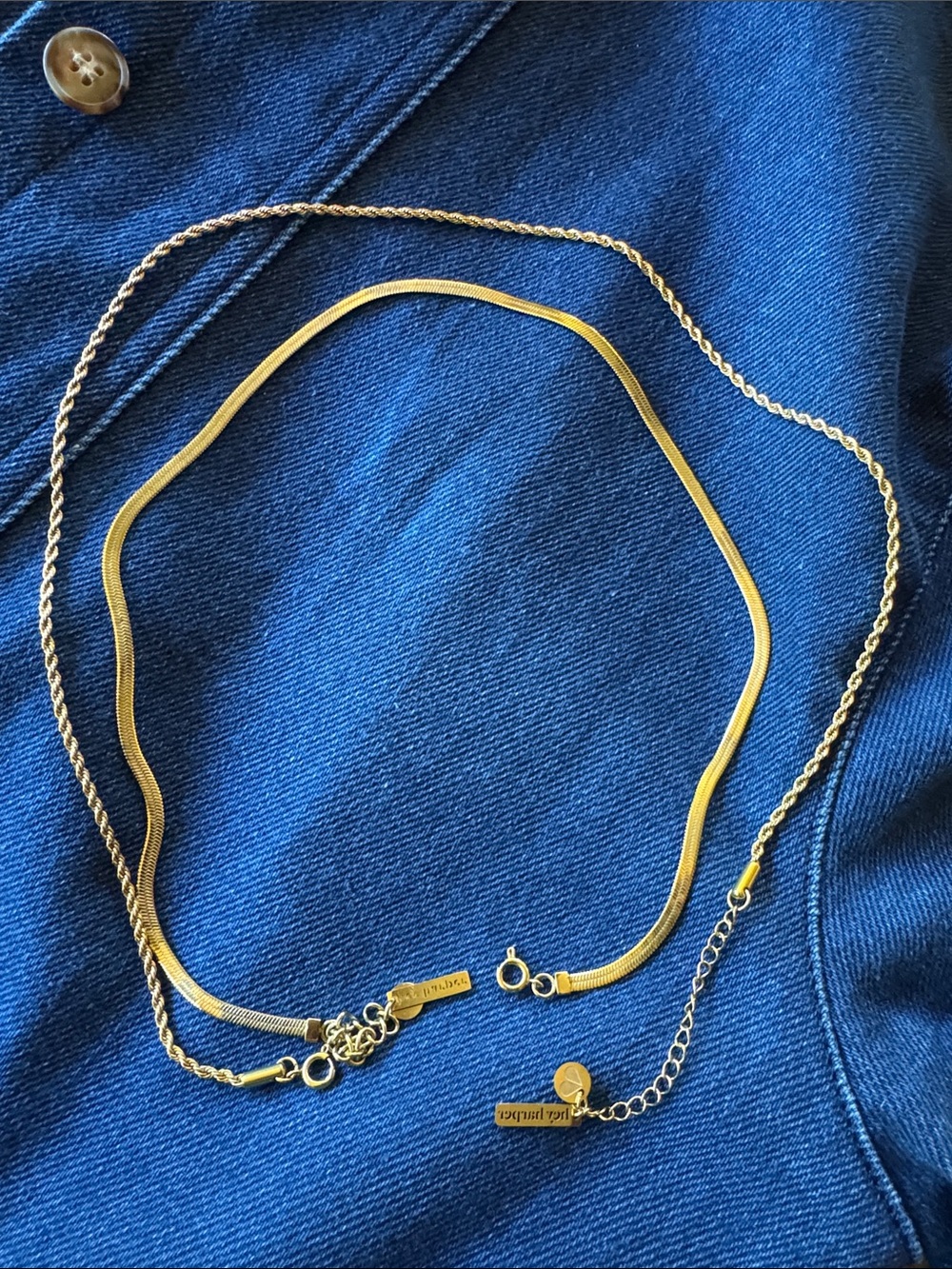 Layered Gold Necklace Set